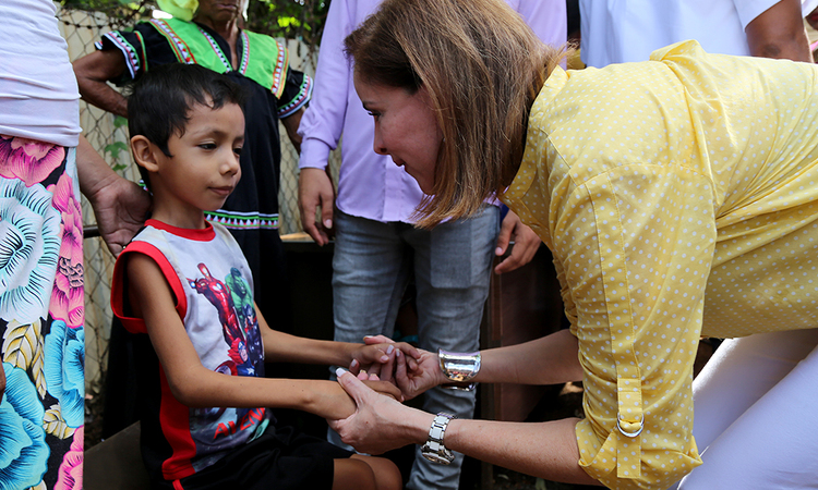 Primera Dama realiza visita comunitaria a Progreso de La Chorrera
